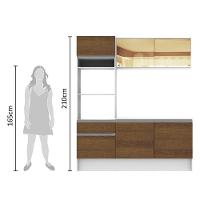 Cozinha Compacta Diamante com Armário Balcão e Tampo Madesa - 10