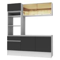 Cozinha Compacta Diamante com Armário Balcão e Tampo Madesa - 2