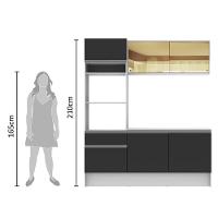 Cozinha Compacta Diamante com Armário Balcão e Tampo Madesa - 10