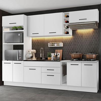 Cozinha Completa 290001 Com Armário E Balcão Branco Branco