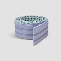 Painel Ripado De Eva Laminado Autocolante Flexível Rolo 10mt Linha Play Azul - 6