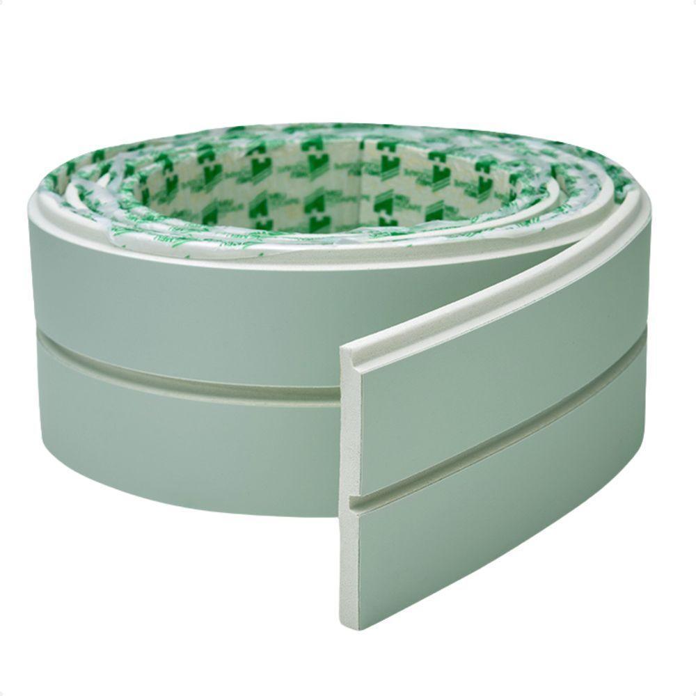 Painel Ripado De Eva Laminado Autocolante Flexível Rolo 10mt Linha Play Plus Verde - 1