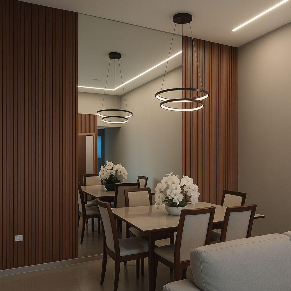 Painel Ripado Laminado De Eva Autocolante Flexível Rolo 10mt Linha Madeto Cinamomo - 3