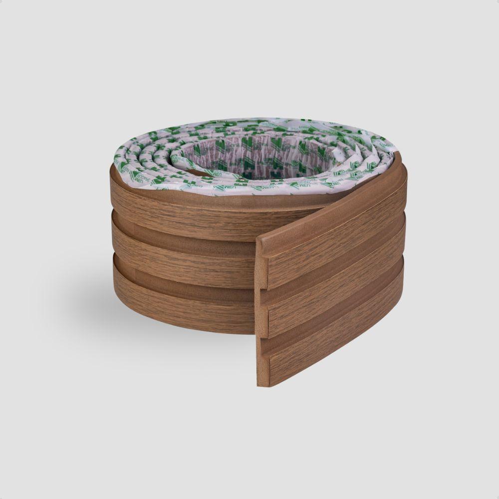 Painel Ripado Laminado De Eva Autocolante Flexível Rolo 10mt Linha Madeto Cinamomo - 5