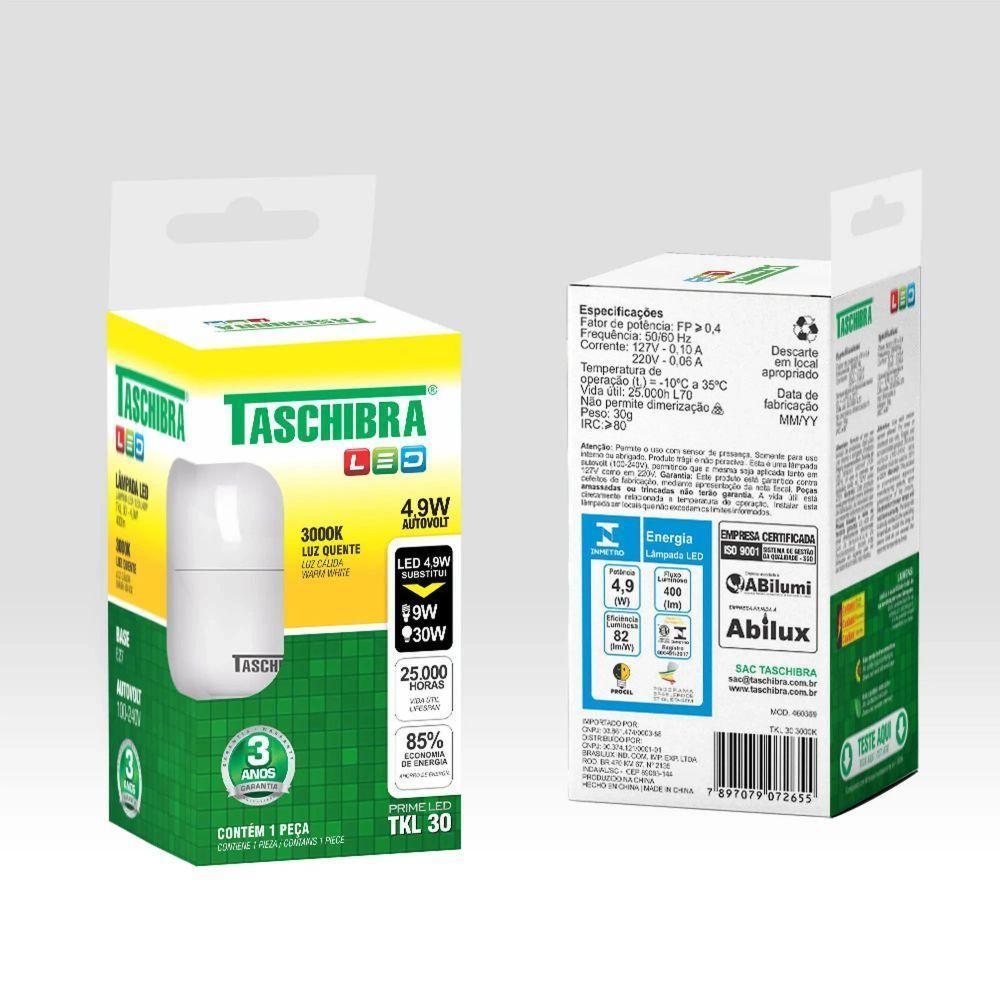 Lâmpada Led Tkl 30 / 4.9w 3000k - 3