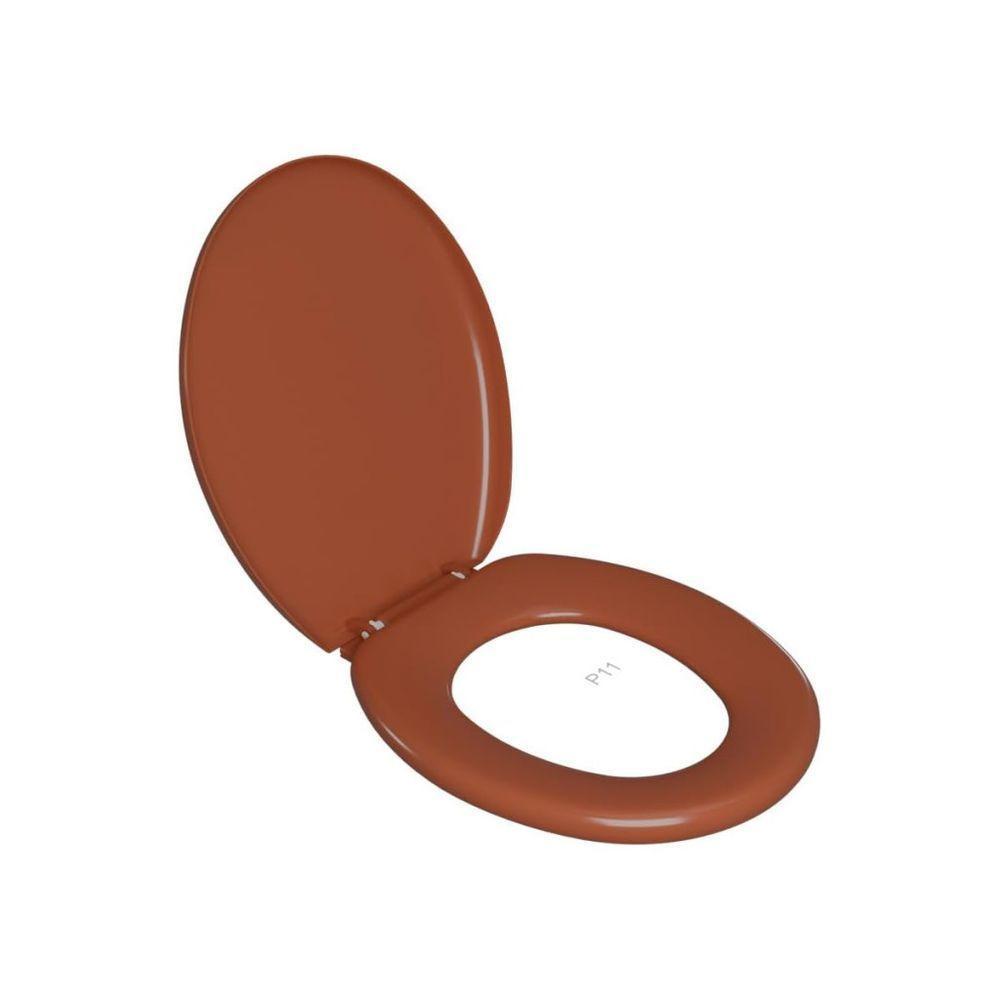 Assento Sanitário Almofadado Tpk Caramelo Escuro Astra Astra Caramelo Escuro - 5