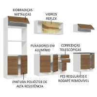 Cozinha Completa 270007 Com Armário E Balcão Branco/Rustic - 15