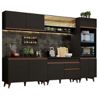 Cozinha Completa Madesa Reims 310002 Com Armário E Balcão Preto - 2