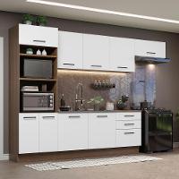 Cozinha Completa 330001 Com Armário E Balcão Rustic/branco - 1