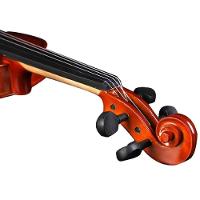 Kit Violino Acustico 4/4 Completo Maleta Luxo Arco Madeira Com Breu Cavalete Violinista Iniciante Estojo Mochila - 9