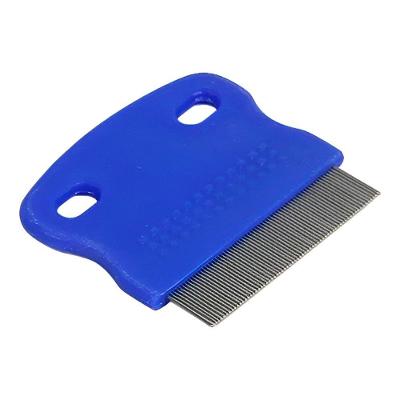 Pente Fino Anti Pulgas Removedor Carrapatos Limpeza Azul