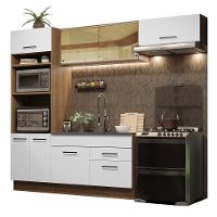 Cozinha Completa 270004 Com Armário E Balcão Rustic/Branco - 10