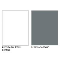 Cozinha Completa 270004 Com Armário E Balcão Branco/Cinza - 2