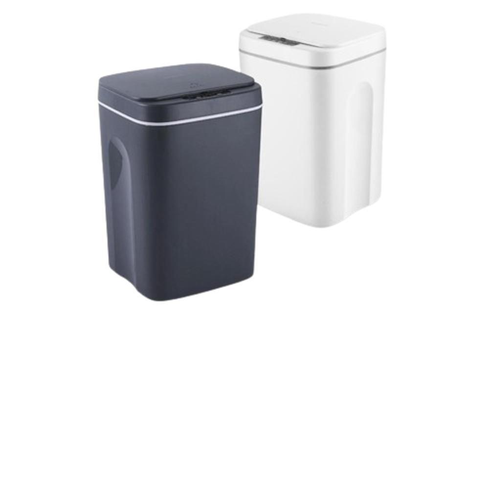 Lixeira Automatica Com Sensor Touch Cozinha Banheiro 12 Litros Inteligente Recarregavel Cor:branco - 6