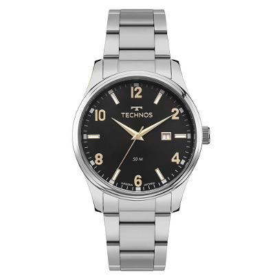 Relógio Technos Masculino Steel Prata - 2115tze-1p