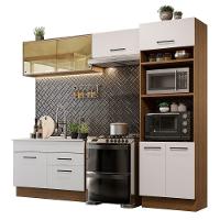 Cozinha Completa 27000 Com Armário E Balcão Rustic/branco - 10