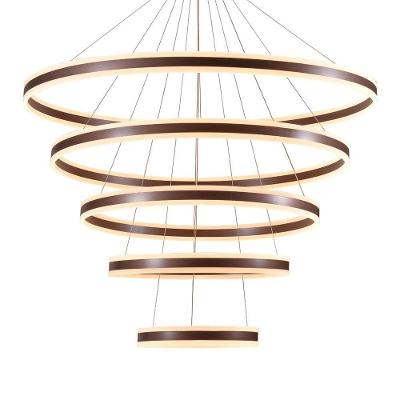 Lustre Pendente Sindora Dcd03020 Marrom Led Bivolt