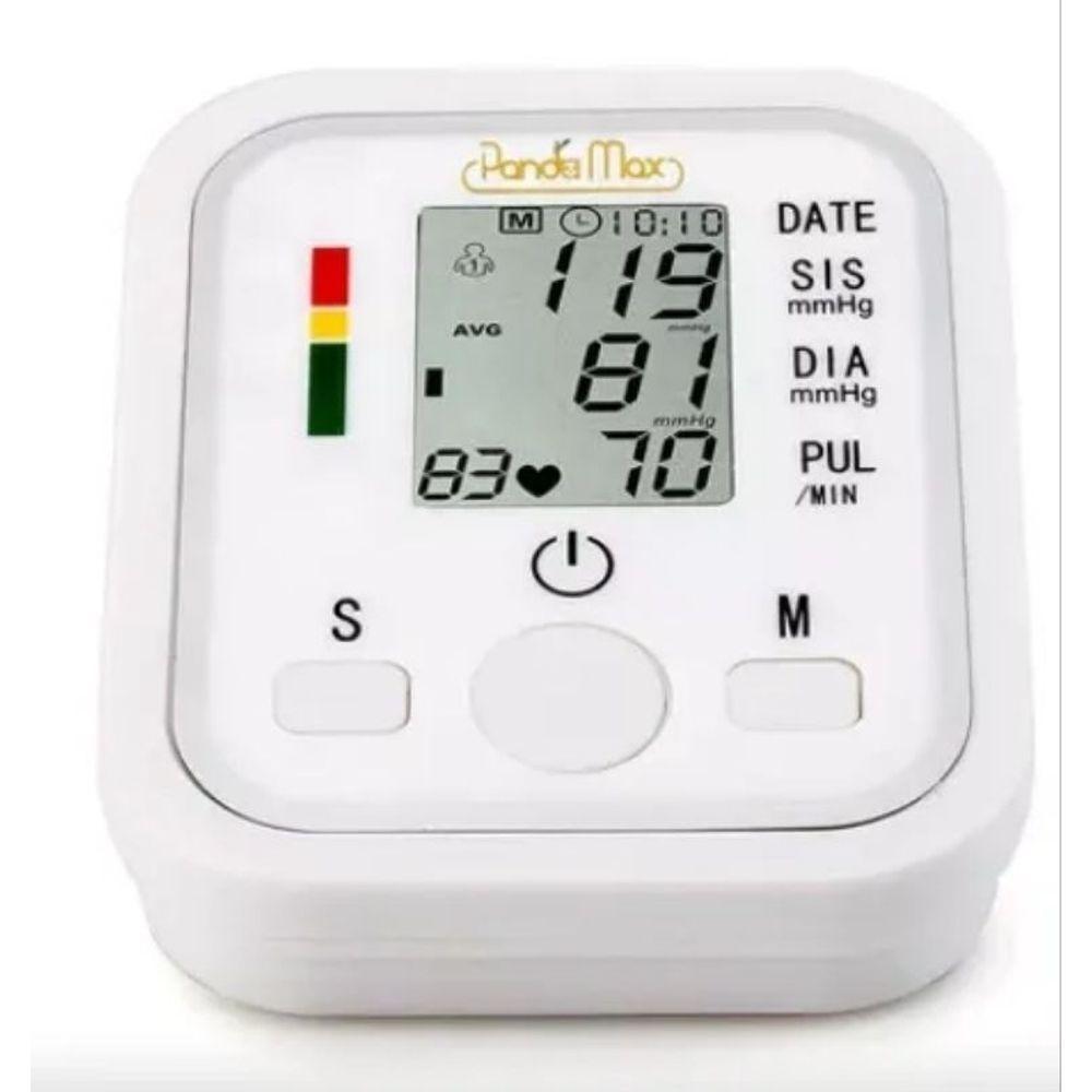 Aparelho Medidor Pressao Arterial Digital Automatico Braço Branco - 1