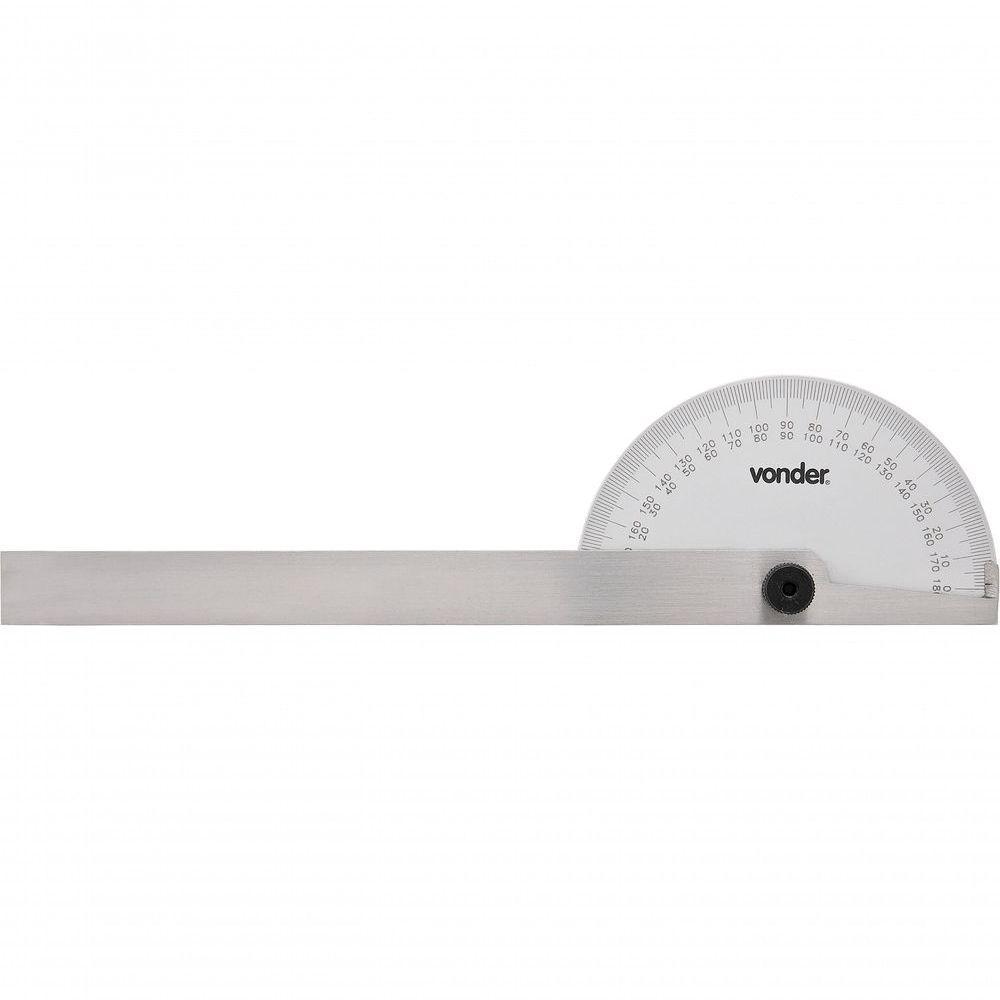 Transferidor De ângulos Goniômetro 0-180 Graus Aço Carbono - - 1