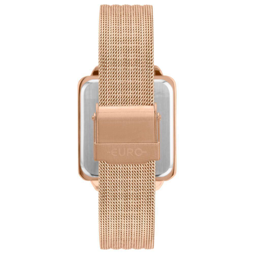 Relógio Euro Feminino Fashion Fit Led Rosé - Eumd2404af-4j Relógio Euro Feminino Ff Led Rosé - Eumd2404af-4j - 3
