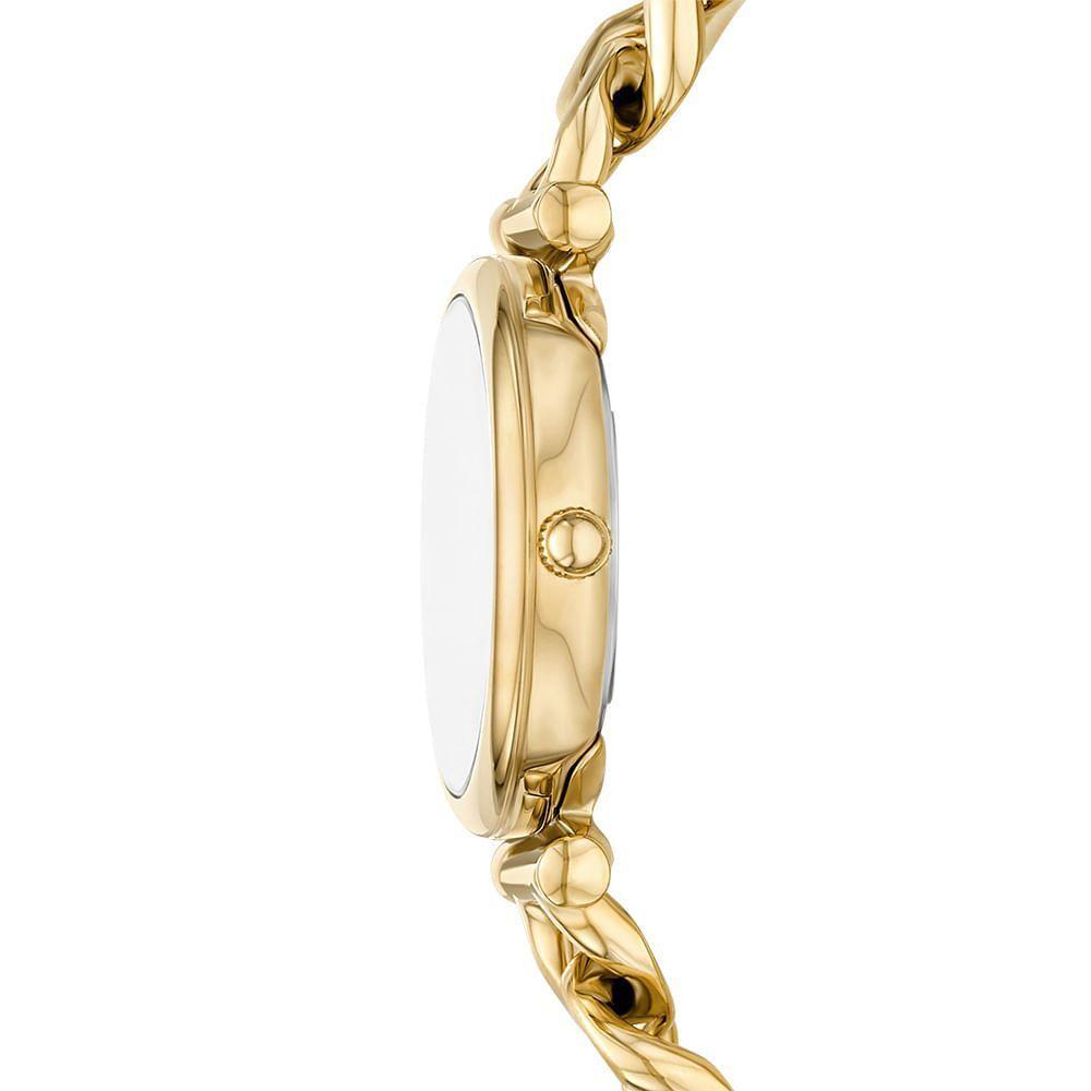 Relógio Fossil Feminino Carlie Dourado - Es5387set/1dn - 2