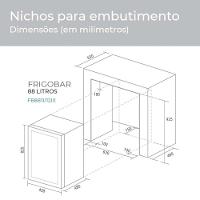 Frigobar 88 Litros Inox Suggar 110V - 3