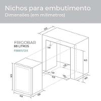 Frigobar 88 Litros Inox Suggar 110V - 5