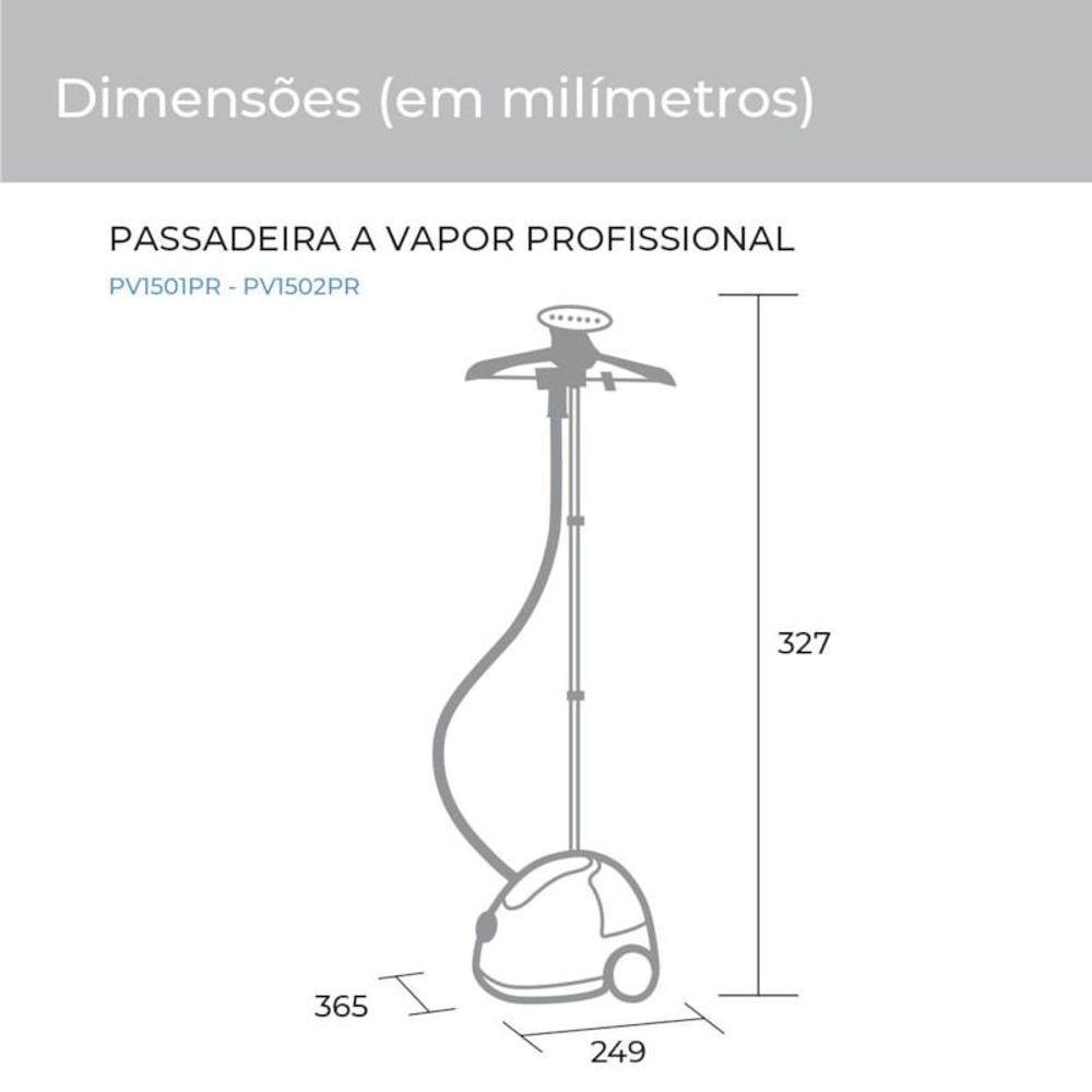 Passadeira De Roupas A Vapor 1,5 Litros Suggar 220V - 8
