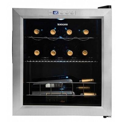 Adega Climatizada Suggar AD1522IX 13 Garrafas Inox com Controle de Temperatura Digital 220V
