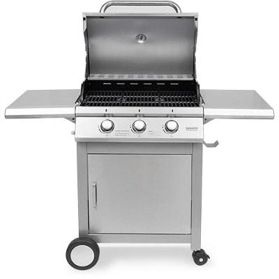 Churrasqueira Com Carrinho Inox À Gás Suggar CH5001IX Bivolt