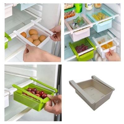 Gaveta Para Geladeira Multiuso Organizador Para Legumes Verduras Refrigerador Acessorios Maquiagem Portatil Cor:verde