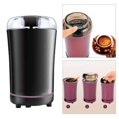 Moedor Cafe Eletrico Automatico Graos Pimenta Temperos Moinho De Mesa Potente Bivolt Cor:roxo