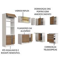 Cozinha Completa 399002 Com Armário E Balcão Branco/Rustic - 8