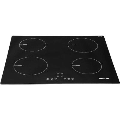 Cooktop de Indução Suggar FG0422VC 4 Zonas Vitrocerâmico Preto com Painel Touch e Timer 220V