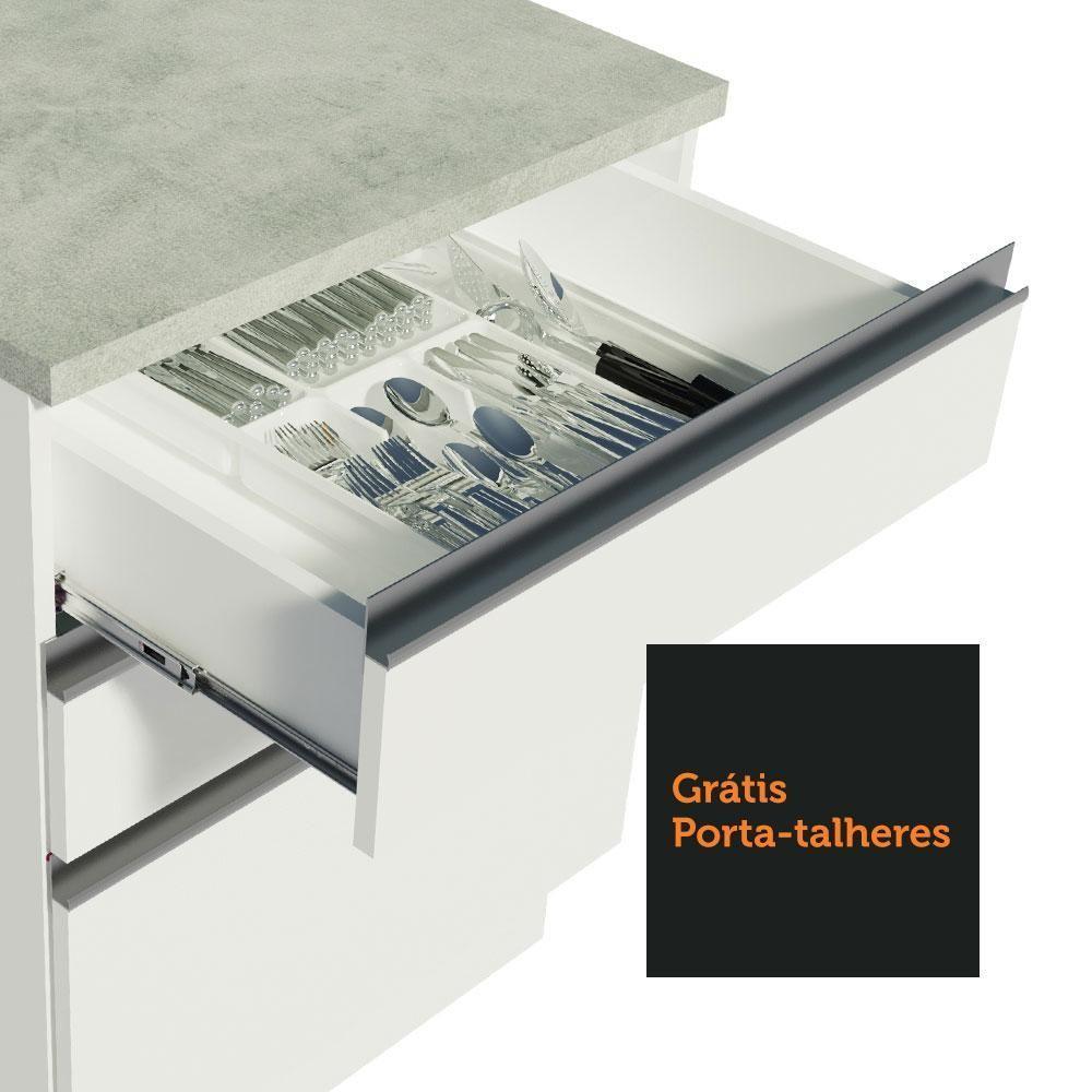 Cozinha Completa 399002 Com Armário E Balcão Branco Branco - 4