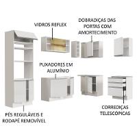 Cozinha Completa 399002 Com Armário E Balcão Branco Branco - 8