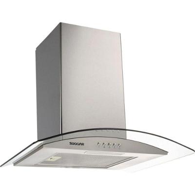 Coifa de Parede Suggar Esmeralda 60cm Inox com Exaustor Depurador Filtro Alumínio LED 220V