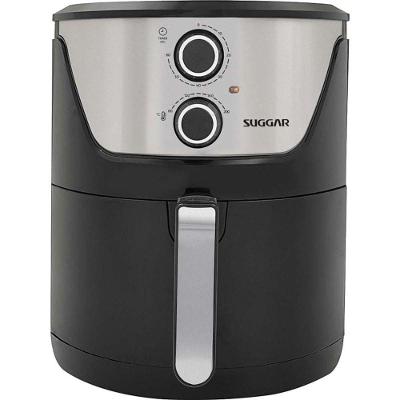 Fritadeira Sem Óleo Light Fry 4 Litros Preta Suggar 110V