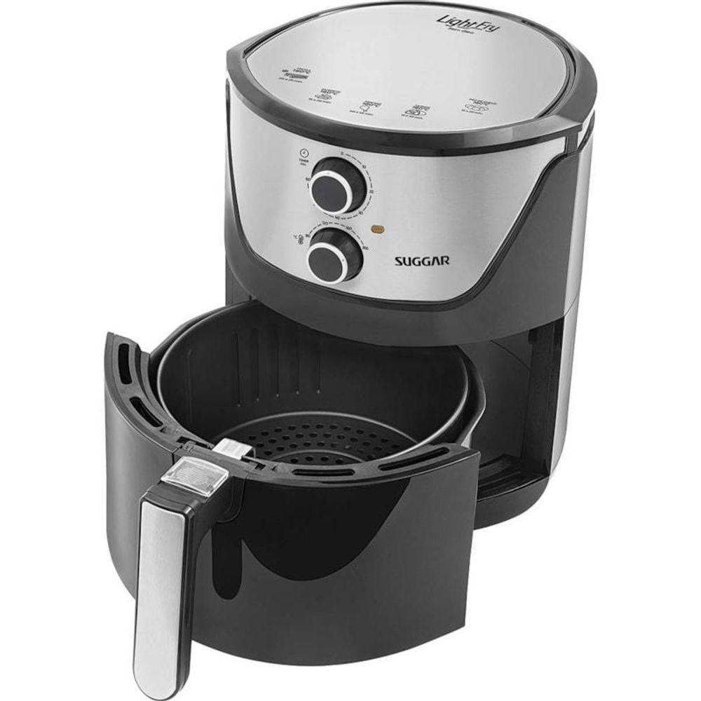 Fritadeira Sem Óleo Light Fry 4 Litros Preta Suggar 220V - 2