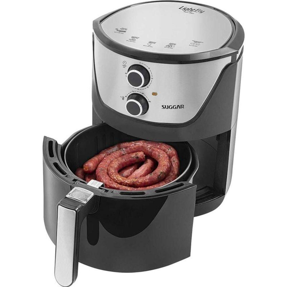 Fritadeira Sem Óleo Light Fry 4 Litros Preta Suggar 220V - 6