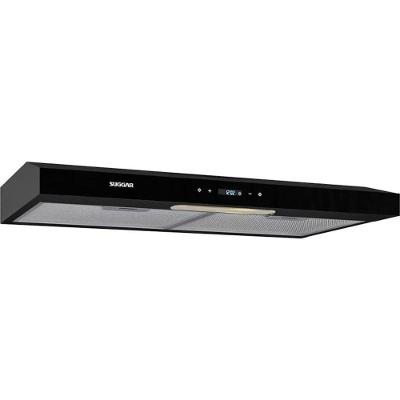 Depurador de Ar Slim Suggar DTH62PT 60cm Alumínio Preto 220V