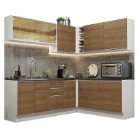 Cozinha Completa 389002 Com Armário E Balcão Branco/Rustic - 10