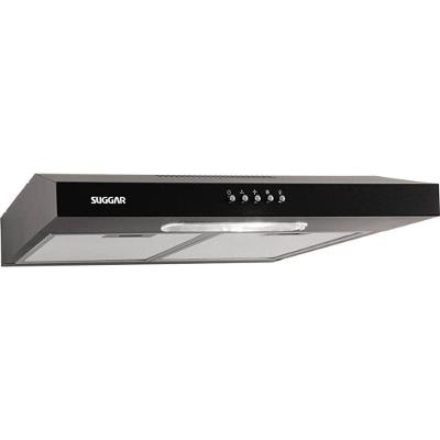 Depurador e Exaustor Slim Suggar DPS162PT 60cm 3 Velocidades Alumínio Preto 220V