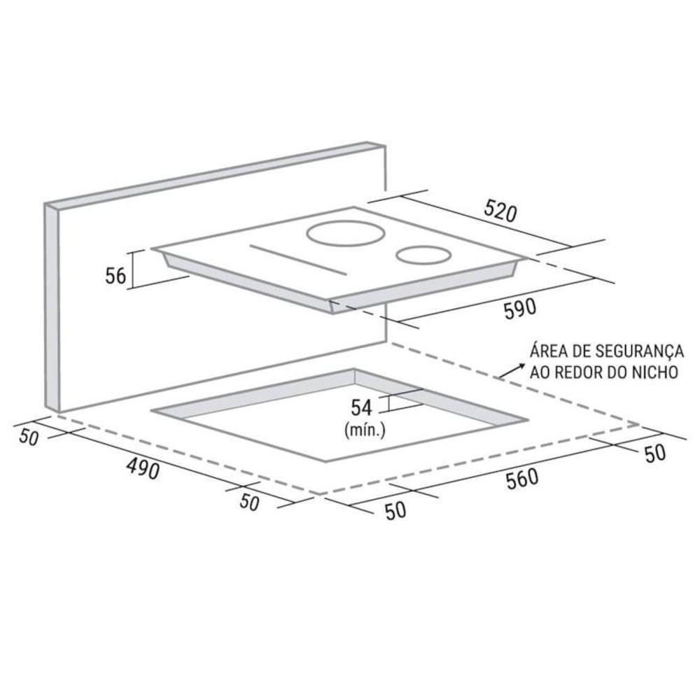 Cooktop De Indução 4 Zonas De Aquecimento Flex Suggar 220V - 8