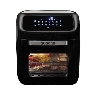 Fritadeira Air Fryer Suggar FT1201PT 12L Digital 11 Funções Preto 110V