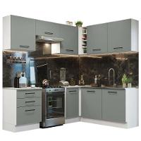 Cozinha Completa 399002 Com Armário E Balcão Branco/Cinza - 10