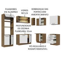 Cozinha Completa 399001 Com Armário E Balcão Rustic/Branco - 8