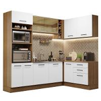 Cozinha Completa 399001 Com Armário E Balcão Rustic/Branco - 10