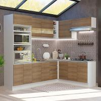 Cozinha Completa 419001 Com Armário E Balcão Branco/Rustic - 1