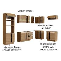 Cozinha Completa 419001 Com Armário E Balcão RusticRustic - 7